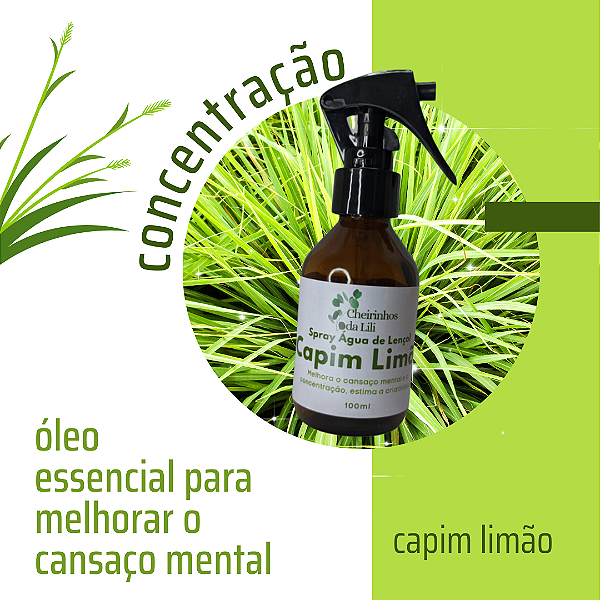 Água de Lençol Capim Limão - 100ml