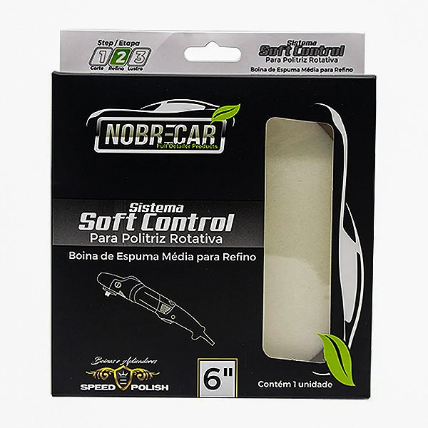 BOINA ESPUMA BRANCA P/ ROTATIVA 6,5 NOBRECAR