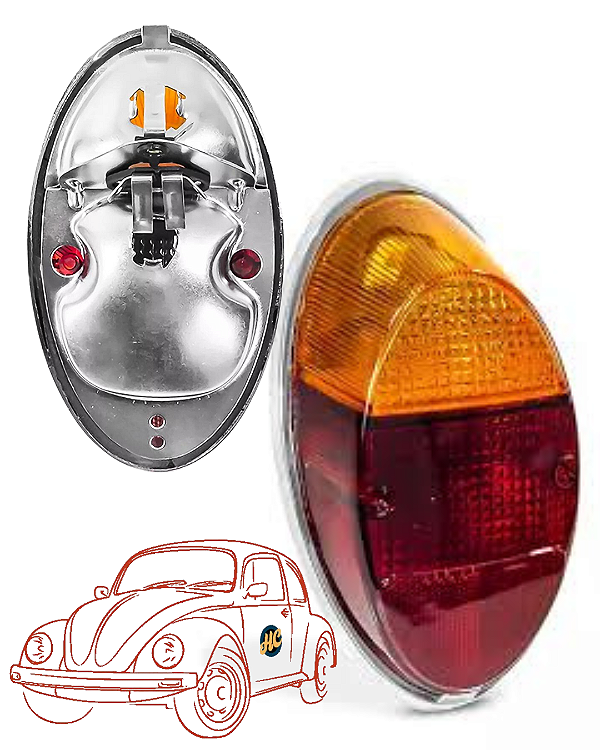 KIT LANTERNA TRASEIRA | FUSCA 59 ATÉ 70
