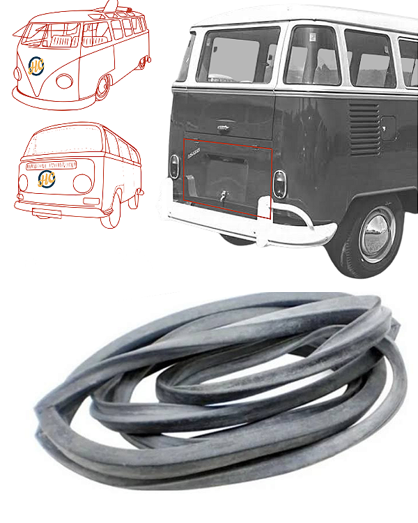 BORRACHA TAMPA DO MOTOR | KOMBI ATÉ 97