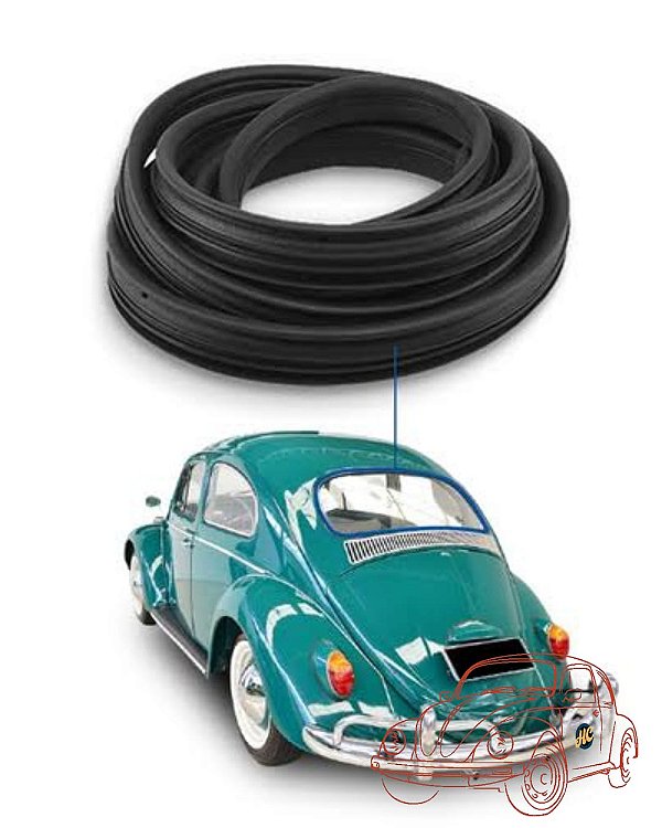 BORRACHA VIGIA C/ FRISOS | FUSCA 59 ATÉ 66