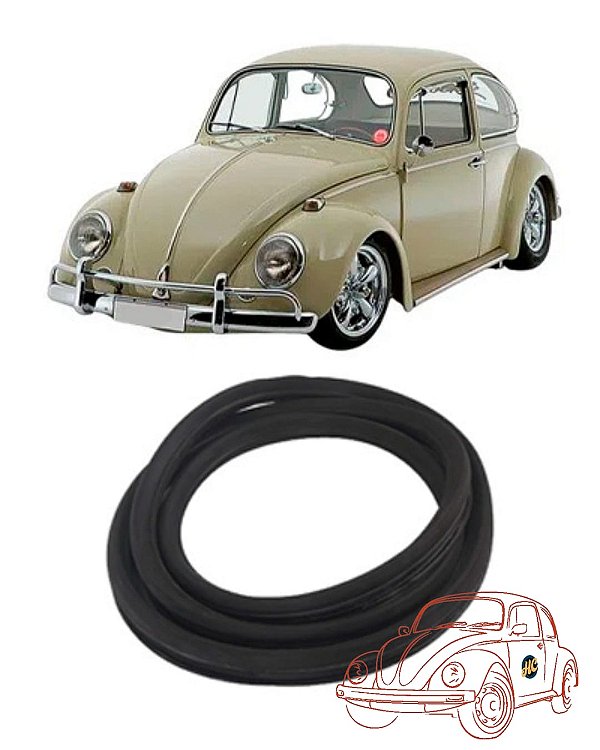 BORRACHA PARABRISA C/ FRISOS | FUSCA 59 ATÉ 96