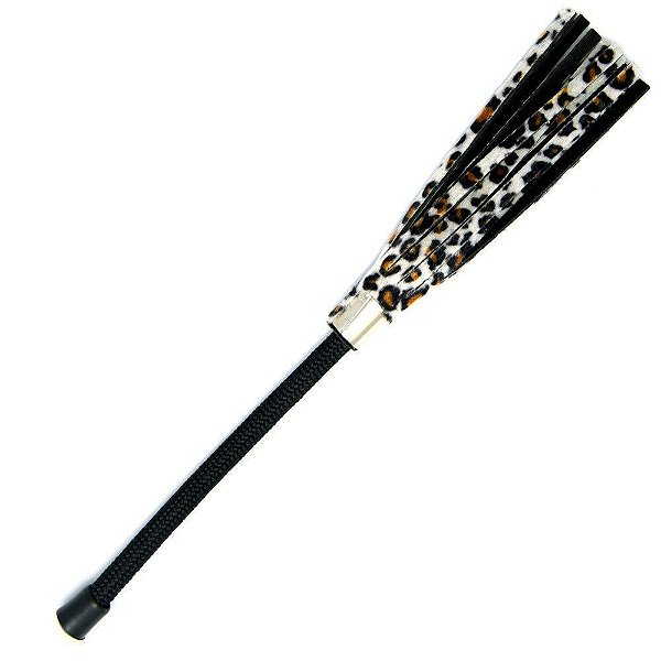 Chicote com Tiras em Camurça e Couro Sintético 15 Cm - Dominatrixxx