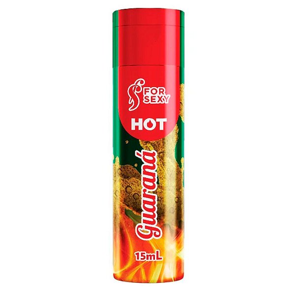 Gel Massagem Comestível Sensação Hot Guaraná 15ml - For Sexy