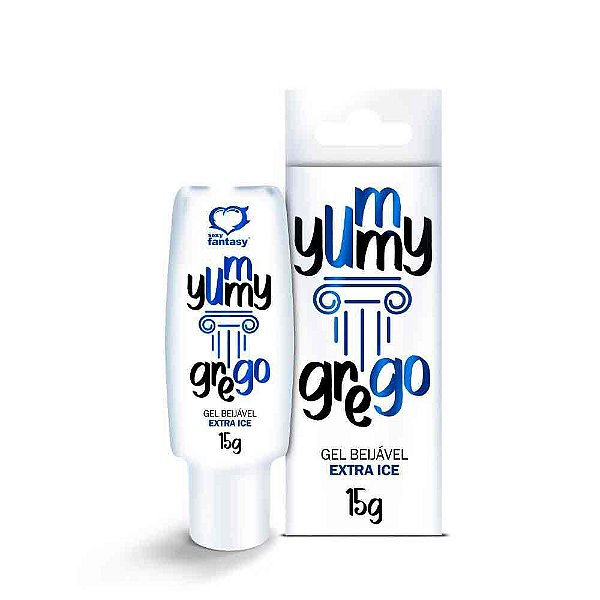 Yummy Gel Extra Ice Beijável Beijo Grego 15g - Sexy Fantasy
