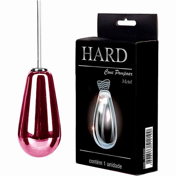 Cone Pompoarismo De Metal Rosa 45g - HARD