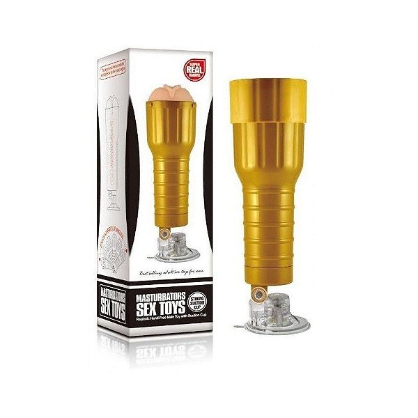 Masturbador Masculino Lanterna Vagina Cyberskin Ventosa - High Quality Desire Cup