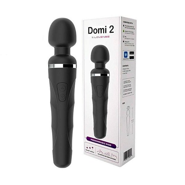 Vibrador Varinha Clitóris Ponto G Controle Por App - Lovense Domi 2