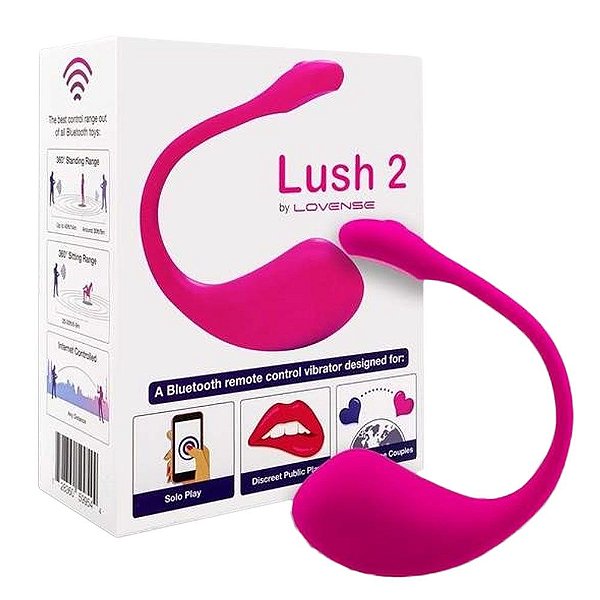 Vibrador Estimulador de Ponto G Controle Aplicativo - Lovense Lush 2 - Sex  Shop Abc do Prazer
