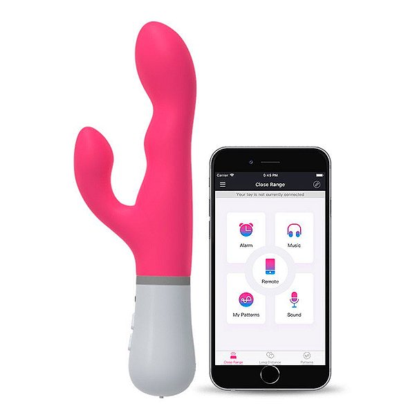 Vibrador Estimulador de Ponto G e de Clitóris com Controle por Aplicativo 7 Modos de Vibração - Lovense Nora