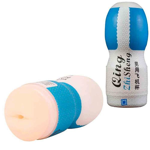 Masturbador Masculino Canal Apertado E Texturas Interna Em Cyberskin Com Formato De Boca