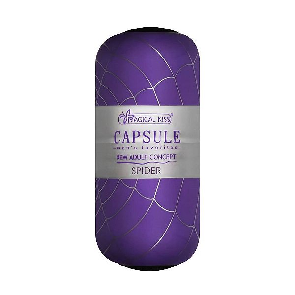 Masturbador Masculino Em Formato De Cápsula - Capsule Spider Magical Kiss