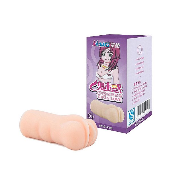 Masturbador Masculino Formato Vagina Realística Lábios Carnudos