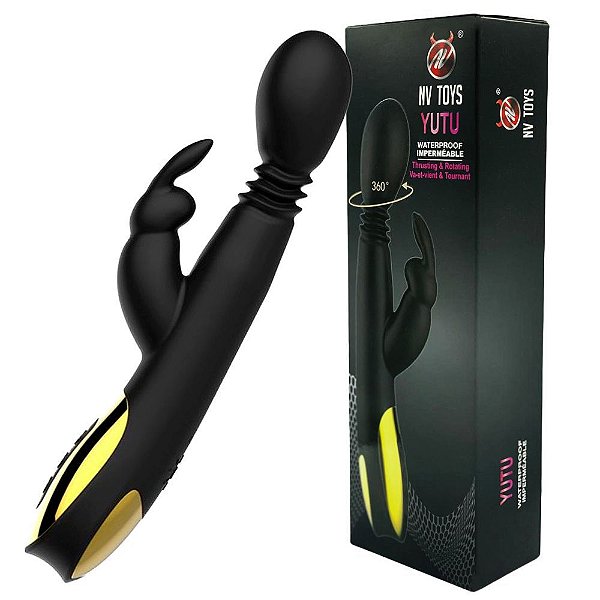 Vibrador Ponto G E Clitóris Rotativo 10 Modos De Vibração - Nv Toys Yutu