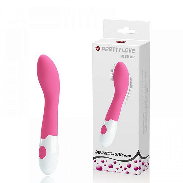 Vibrador de Ponto G E 30 Modos de Vibração Rosa - Pretty Love Bishop