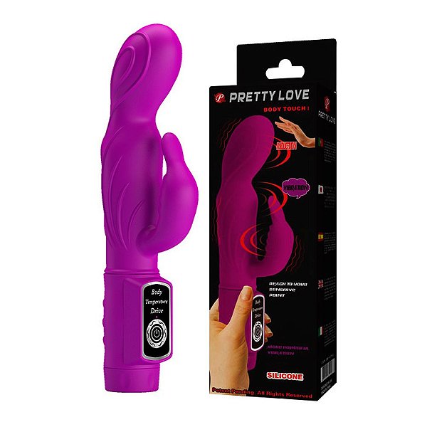 Vibrador Ponto G E Clitóris Vibração Multivelocidade Sensorial - Pretty Love Body Touch I