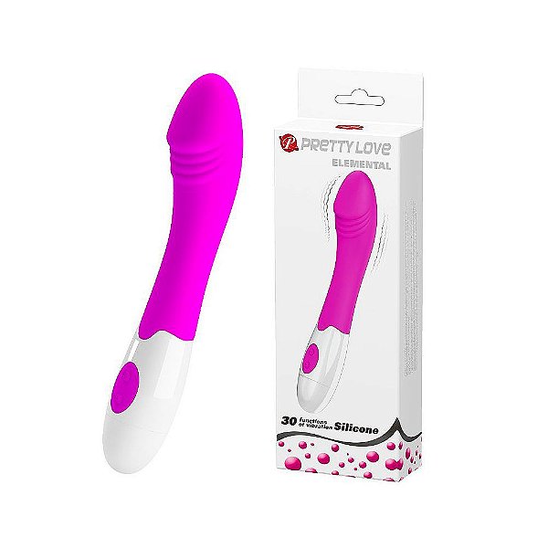 Vibrador Ponto G Com 30 Modos De Vibração - Pretty Love Elemental
