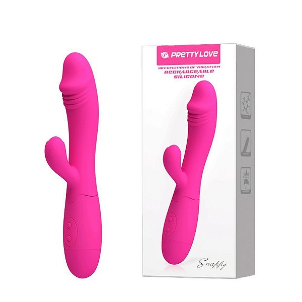 Vibrador Ponto G E Clitóris Com 30 Modos De Vibração - PRETTY LOVE SNAPPY