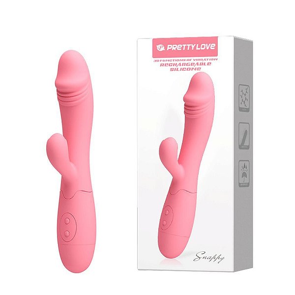 Vibrador Ponto G E Clitóris Com 30 Modos De Vibração - PRETTY LOVE SNAPPY