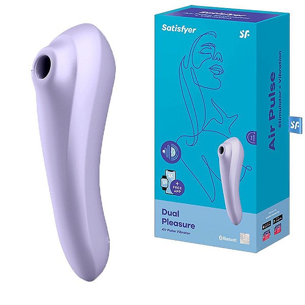 Vibrador Sugador Ponto G Sucção E Vibração - Satisfyer Dual Pleasure