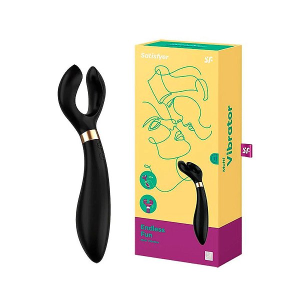 Vibrador Unissex Massageador 100 Tipo de Vibrações - Satisfyer Endless Fun