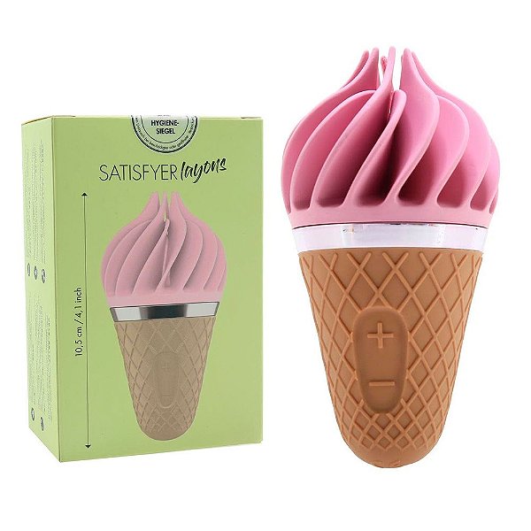 Vibrador Estimulador de Clitóris Recarregável com Textura Giratória - Satisfyer Layons Sweet Temptation