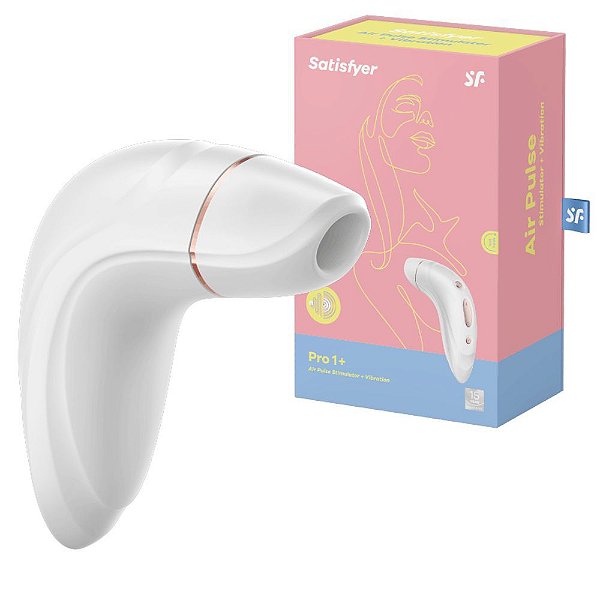 Vibrador Estimulador de Clitóris Sucção e Vibração - Satisfyer Pro Plus Vibration