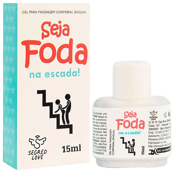 Gel Para Sexo Oral Com Efeito Frio 15mL - Segred Love Seja Foda Na Escada