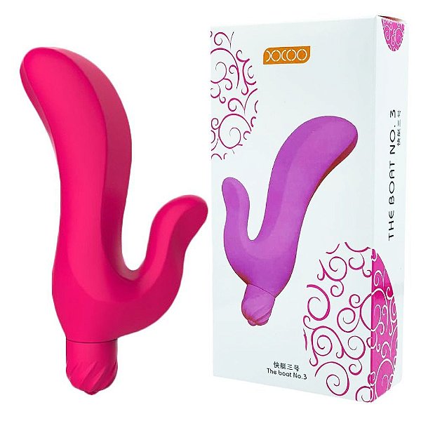 Mini Vibrador Ponto G e Estimulador De Clitóris Vibração Única - XXOO
