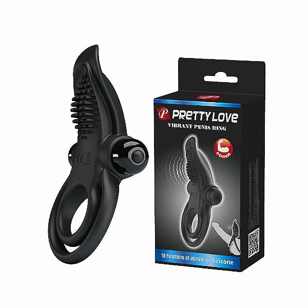 Anel Peniano e Escroto Com Vibração - Pretty Love Vibrant Penis Ring I