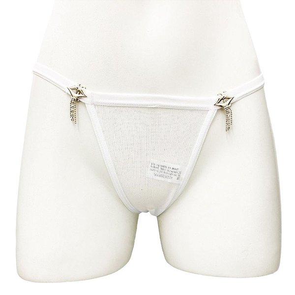 Calcinha Tanga Fio Dental Joia Boca Lateral - Eros Afrodite