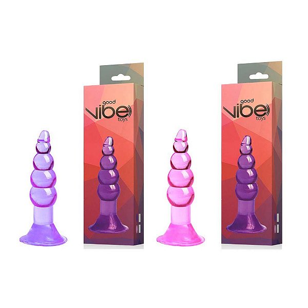Plug Anal Escalonado com Ventosa - Good Vibe Toys