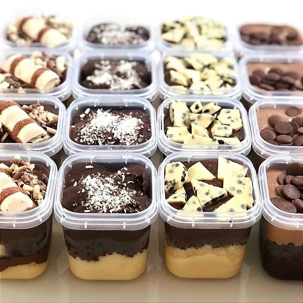 Pote WS 220ml quadrado com lacre - 3000 unidades
