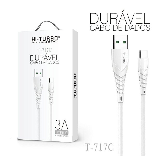Cabo Type-C | Durável | Modelo: T-717C