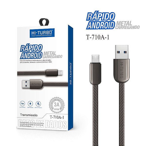 Cabo Rápido Metal V8 | Modelo: T-710A-1