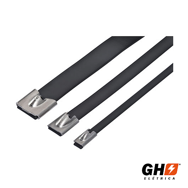 Abraçadeiras de Aço Inox Revestidas com Poliéster - Frontec