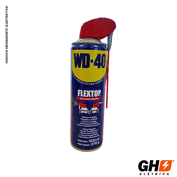 WD-40 Produto Multiusos Flextop 500ml - Aerossol