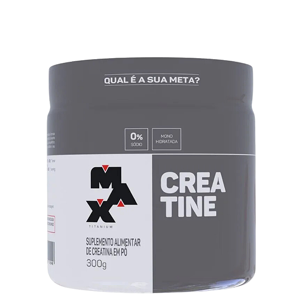 Creatina 100% Pura Max Titanium 300g