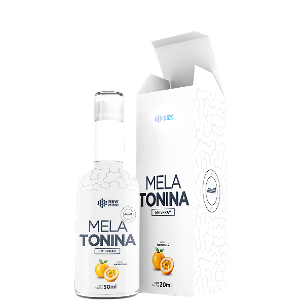 Melatonina Spray Maracujá New Mind 30mL