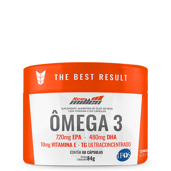 Ômega 3 + Vitamina E New Millen 60 cápsulas