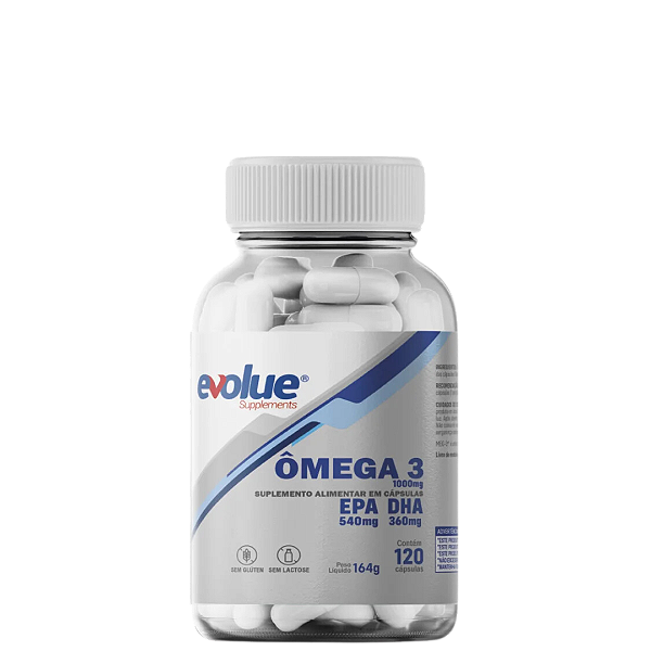 Ômega 3 1000mg Evolue 120 cápsulas