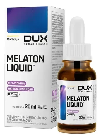 Melatonina Líquida sabor Maracujá Dux 20mL