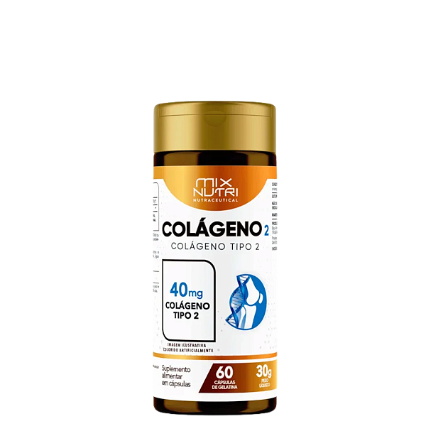 Colágeno tipo II Mixnutri 60 cápsulas