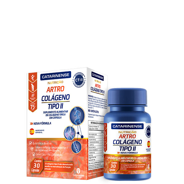 Artro Colágeno Tipo II Catarinense 30 cápsulas