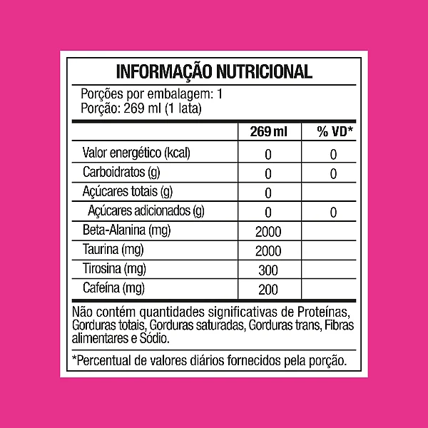 Pré-treino pronto para beber Diabo Verde