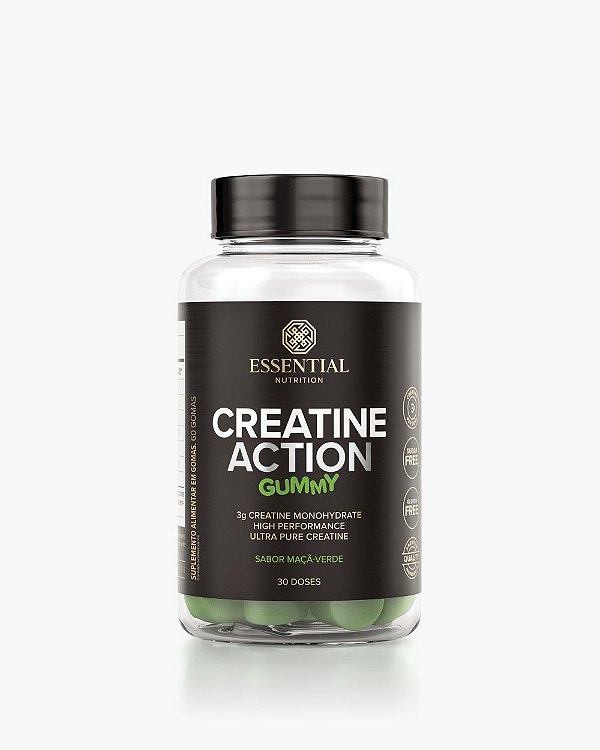 Creatine Action Gummy Essential 60 gomas