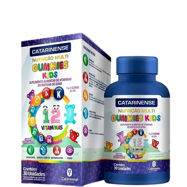 Multivitamínico Kids Catarinense 30 gomas