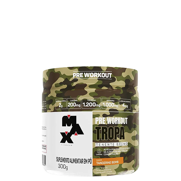 Pré-treino Tropa Max Titanium 300g