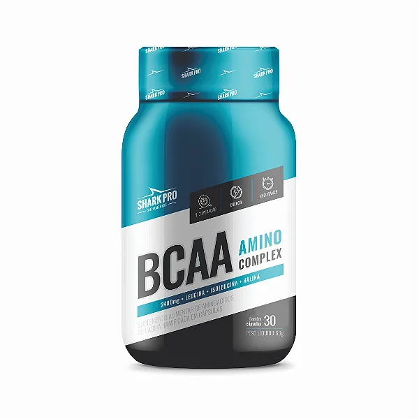 BCAA Shark Pro 30 cápsulas