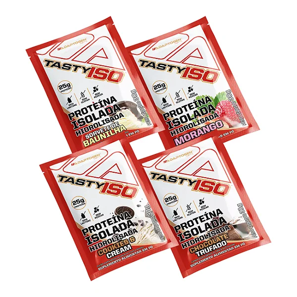 Sachê dose única whey isolado Tasty Iso Adaptogen